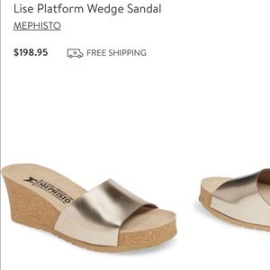 Mephisto wedge sandal